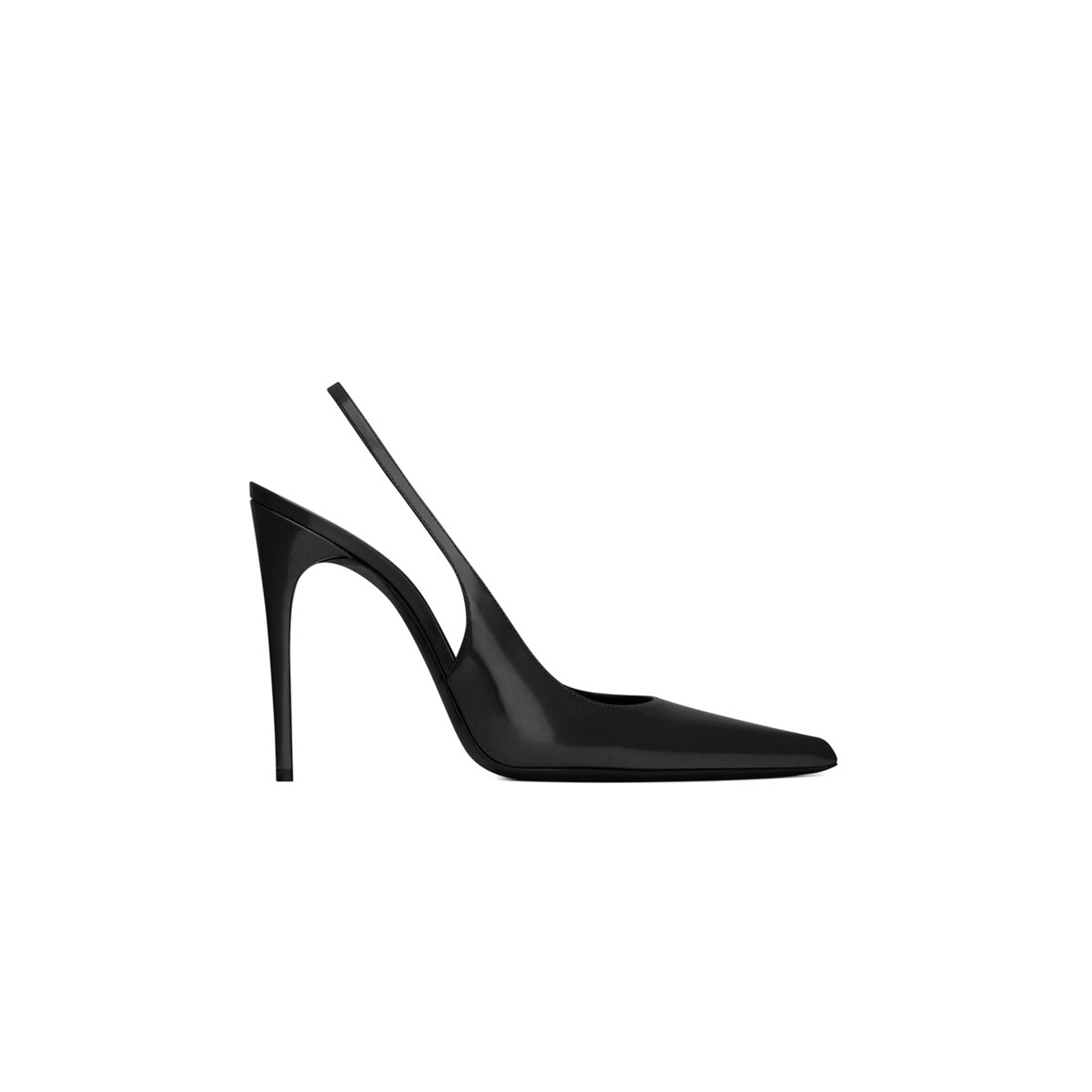 Y*L vendome slingback pumps in glazed leather 755208aaazy1000